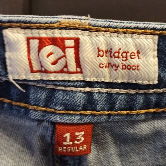 Lei by Levi size 13 curvy boot cut jeans - Picture 2 of 5